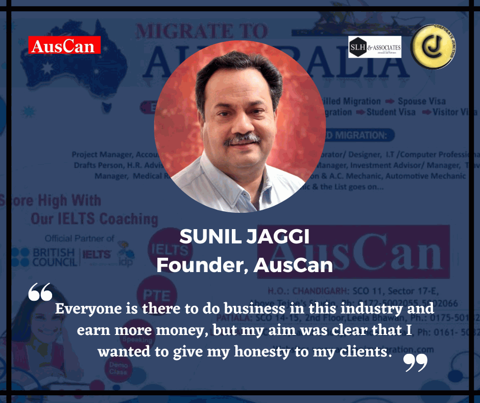 Mr. Sunil Jaggi, Founder, AusCan Story